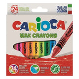 carioca pastelli a cera carioca 24 pz ean 8003511423667