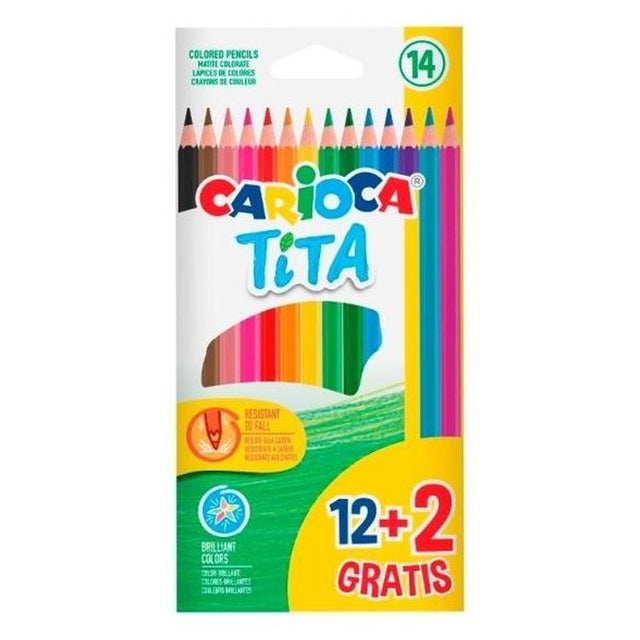 carioca pastelli tita carioca infrangibili 12 2 pz ean 8003511438784