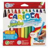 carioca pennarelli jumbo carioca 12 pz ean 8003511405694