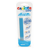carioca refill blu penna cancellabile ops carioca 3pz ean 8003511450410