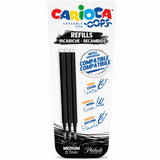 carioca refill nero penna cancellabile ops carioca 3pz ean 8003511410414