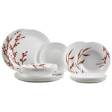 casa collection servizio tavola 18pz opale decoro deli matton ean 8010402526024