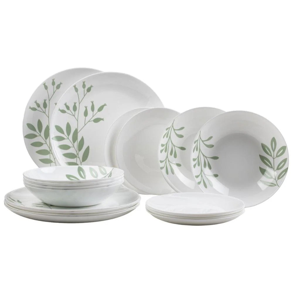 casa collection servizio tavola 18pz opale decoro deli verde ean 8010402526017