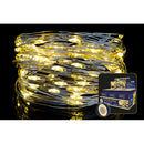 christmas catenaria luminosa 40 microled slim 4mt a batteria ean 8051094316319