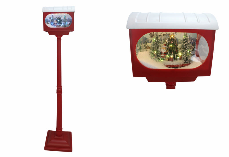 christmas collection lampione con casetta postale 153cm ean 8059529977135