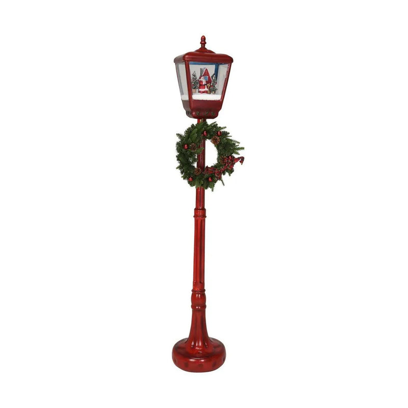 christmas collection lampione natalizio 180 cm con luci e musica ean 8050038437912