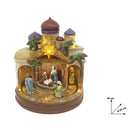 christmas collection nativita con movimento led e musica 28 cm ean 8059529978446