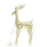 christmas collection renna oro in metallo con 200 luci 51x19x85 cm ean 8056001258409