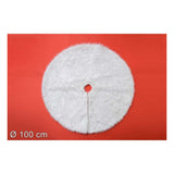 christmas collection tappeto copri base albero pelliccia bianco 100cm ean 8053482093260
