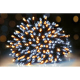 christmas luci 1000led esterno 8 frequenze bianca e calda ean 8032089568227