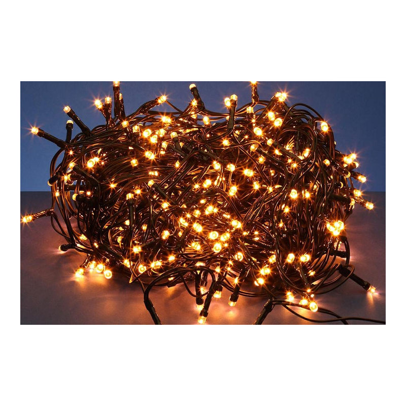 christmas luci 300led esterno 8 funzioni oro ean 8024972859451