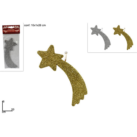 christmas stella cometa 20cm ean 8033113296130