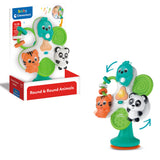 clementoni baby roound e round animals ventosa per seggiolone ean 8005125179152