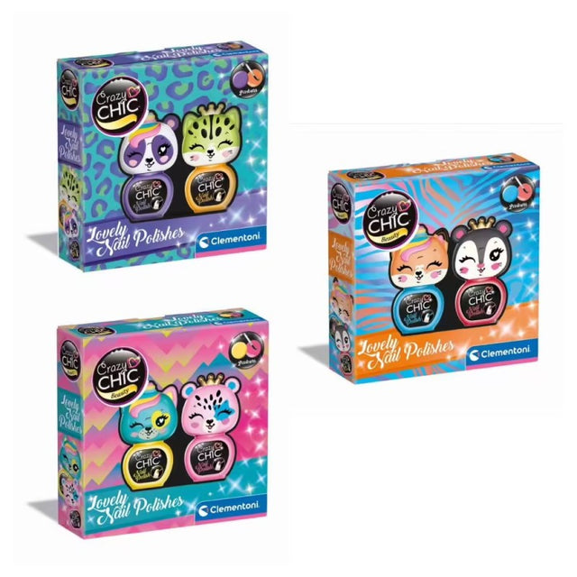 clementoni crazy chic ombretti smalti duo set ean 8005125813636