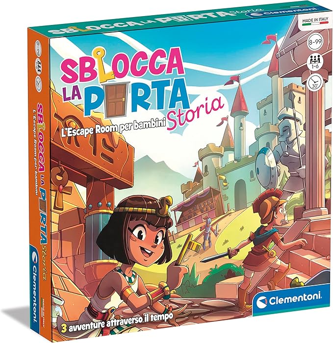 clementoni gioco da tavolo sblocca la porta storia ean 8005125167753