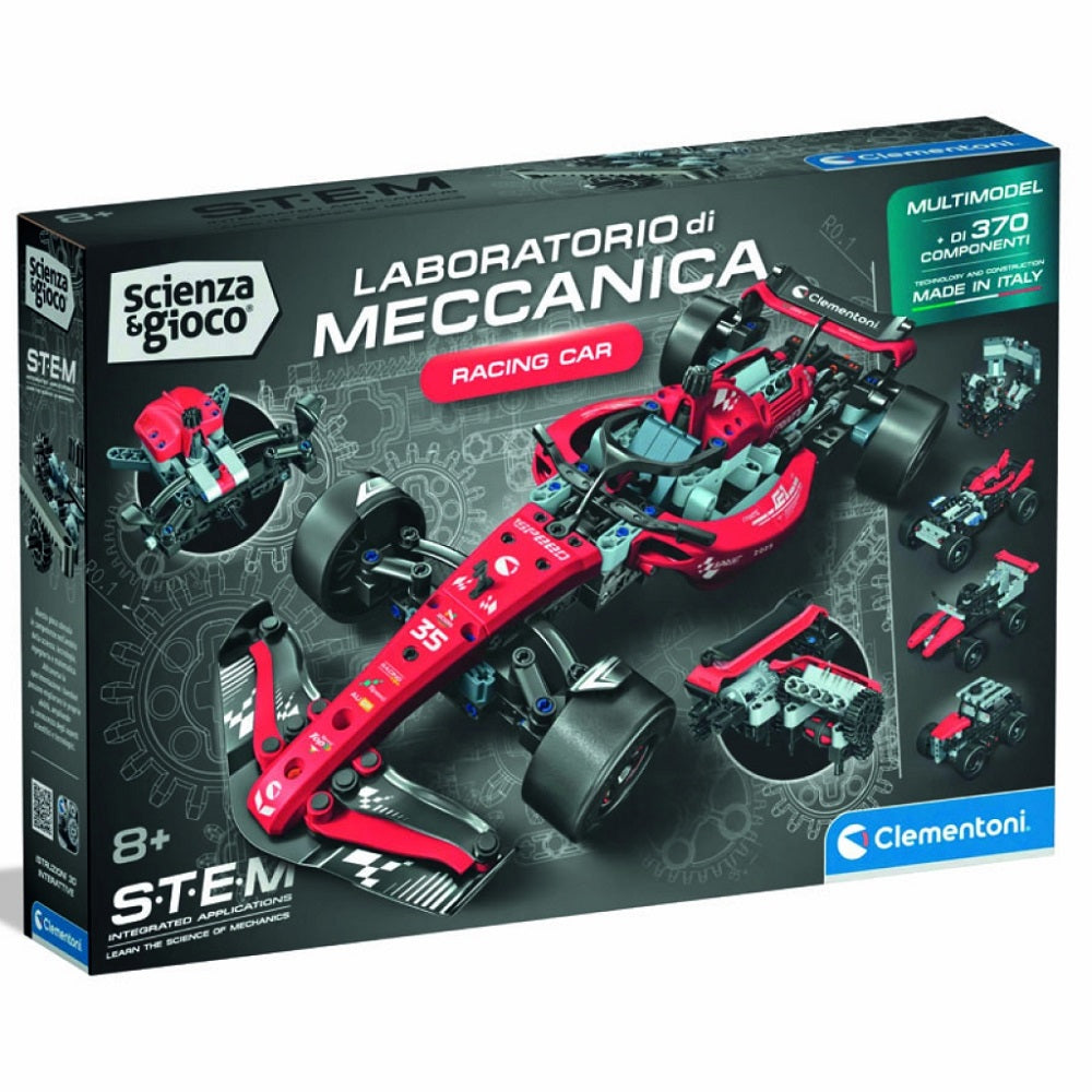 clementoni laboratorio di meccanica auto da corsa clementoni ean 8005125194902