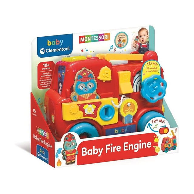 clementoni montessori baby fire truck ean 8005125175512