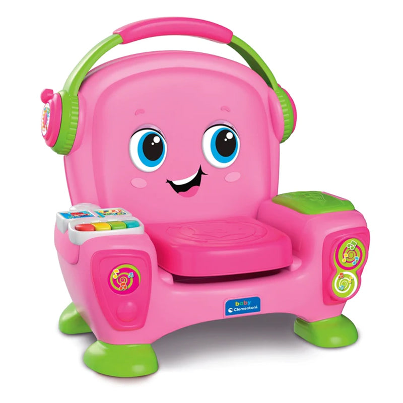 immagine-1-clementoni-poltroncina-canta-e-suona-pink-clementoni-17755-ean-8005125177554