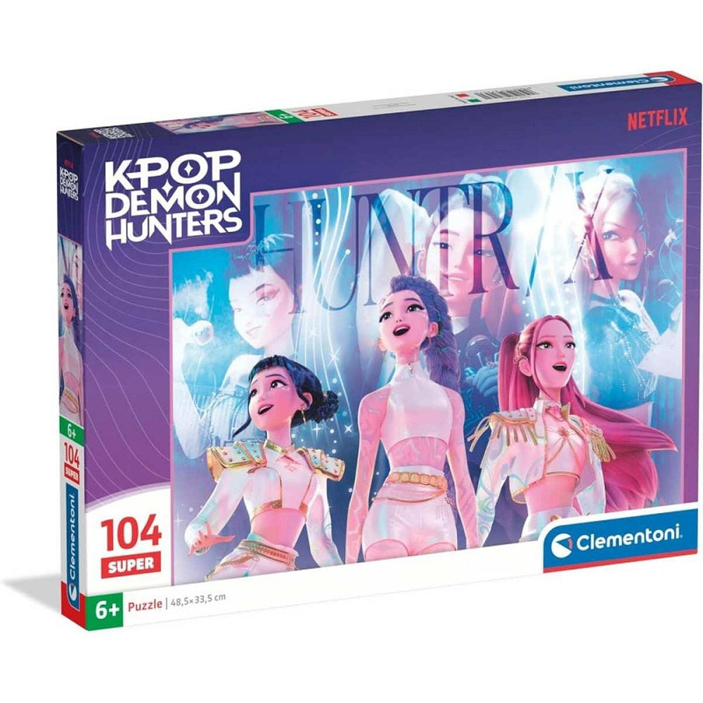 clementoni puzzle 104 super k pop demon hunters clementoni ean 8005125272570