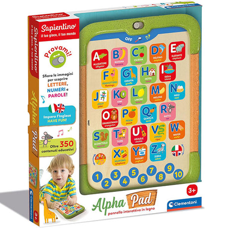 clementoni sapientino alpha pad ean 8005125164271