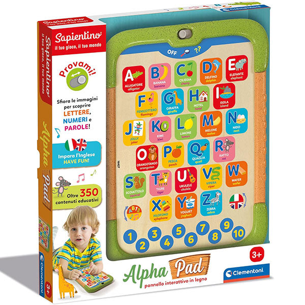 clementoni sapientino alpha pad ean 8005125164271