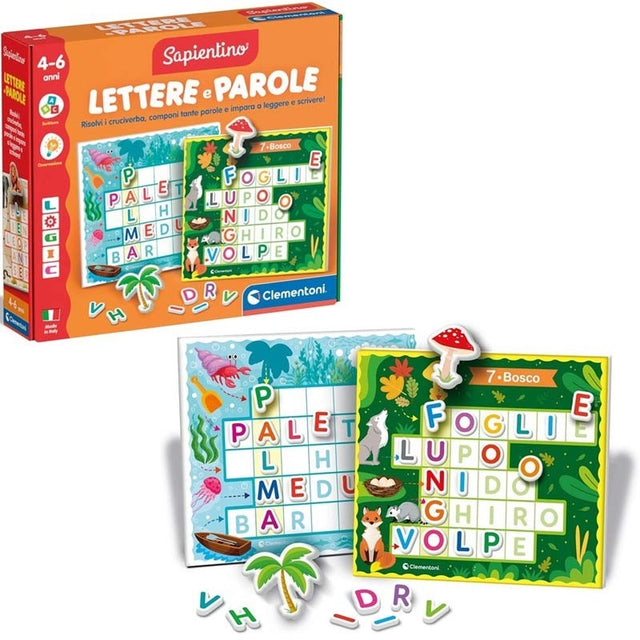 clementoni sapientino lettere e paole clementoni ean 8005125168729