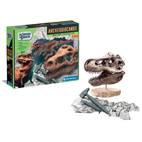 clementoni scienza e gioco t rex cranio gigante e scheletro ean 8005125193240