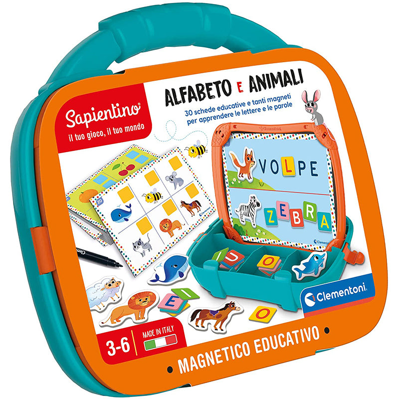 immagine-1-clementoni-valigetta-magnetica-alfabeto-animali-ean-8005125167142