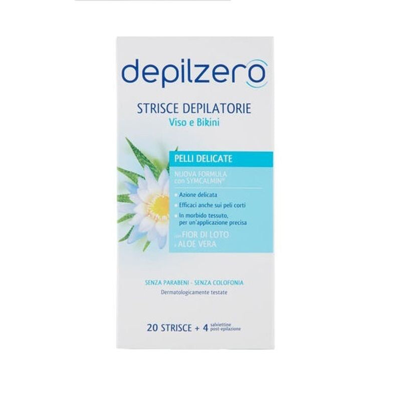 immagine-1-conter-depilzero-strisce-20pz-viso-e-bikini-ean-8008970044187