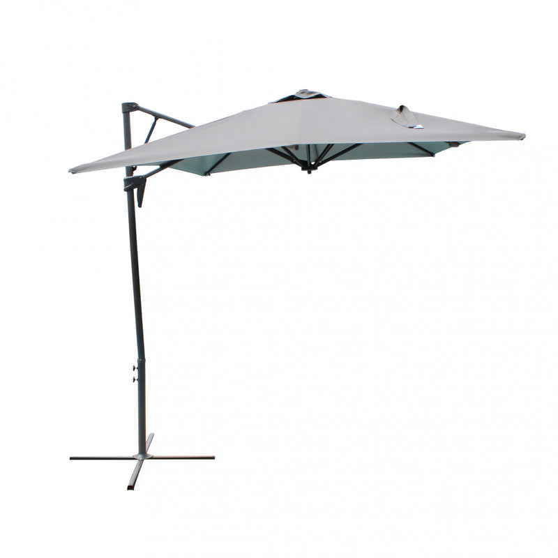 cosma ombrellone altair palo laterale grigio chiaro 2x3m ean 8054045655963