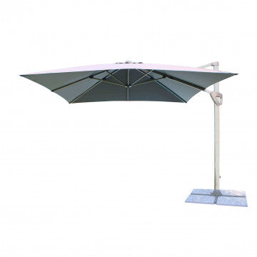 cosma ombrellone darwin palo laterale grigio 3x3m ean 8058265843629