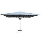 cosma ombrellone deneb a palo centrale grigio 5x5m ean 8054045655987