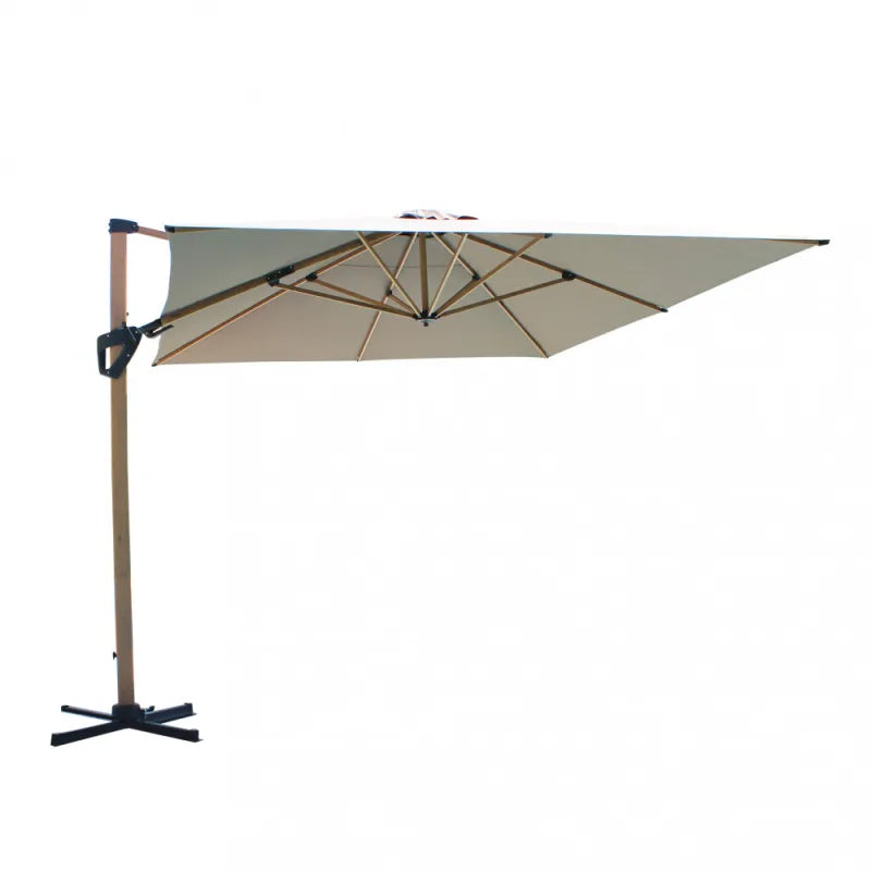 cosma ombrellone mendel effetto legno taupe 3x3 ean 8057635313700