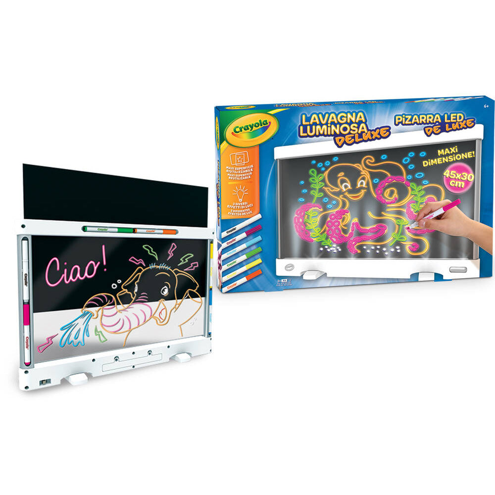 crayola lavagna luminosa deluxe 7246 crayola ean 5010065072466