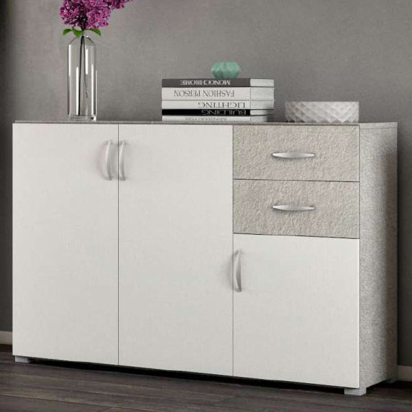 ctf madia buffet 3 ante 120x35x83cm bianco ean 8058333533100