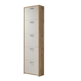 ctf scarpiera loto 5 ante bianca nodo 50x25x182cm ean 8058333537146