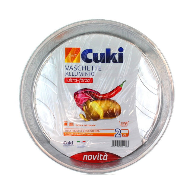 cuki vaschette alluminio 2 pz 288 x h 41 cuki ean 8003980901048