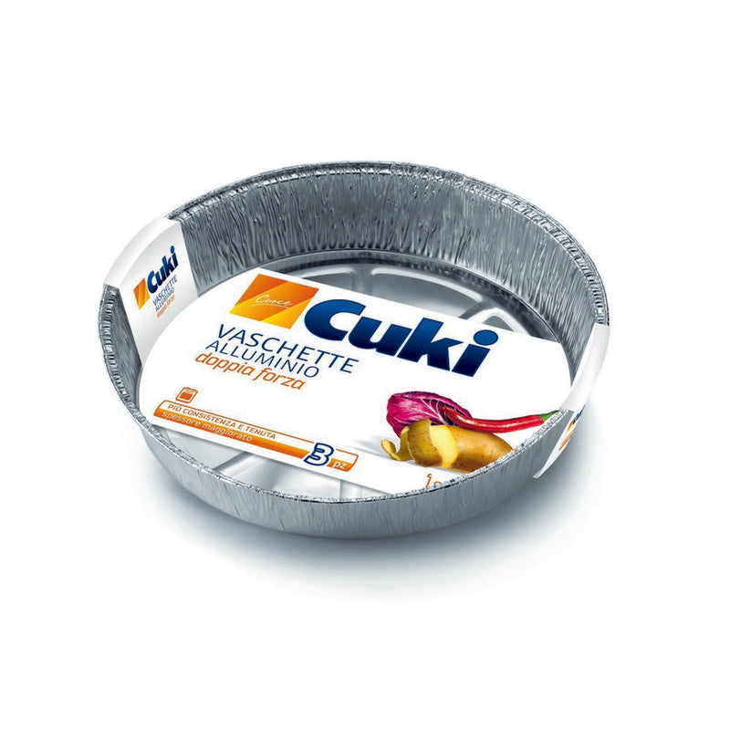 cuki vaschette alluminio 3 pz torta tonda cuki ean 8003980901062