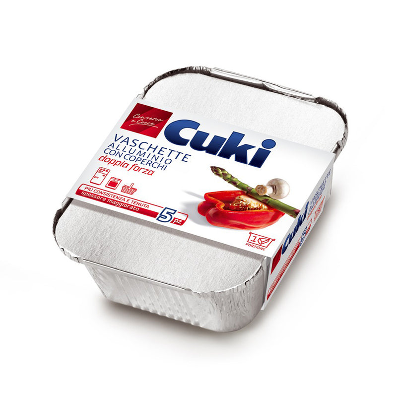 cuki vaschette ccoperchio 5 pz 15x12x6 cuki ean 8003980900614