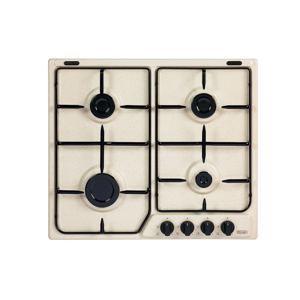 Piano Cottura A Incasso De'Longhi AVF 46 PRO - 60 Cm, Comandi Frontali, Colore Avena - Foto 1