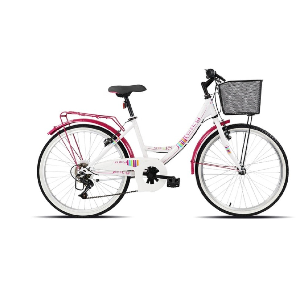 denver bici city venere 24 acciaio 6 velocita bianca ean 8051944715316