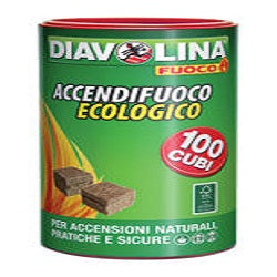 diavolina diavolina accendi 100pz tubo ean 8002840026105