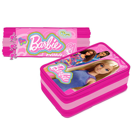 dimagraf astuccio 3zip barbie deluxe 4261 ean 5949043797209