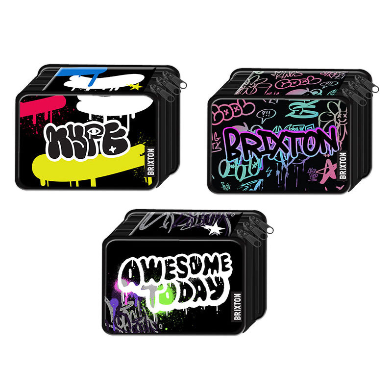 dimagraf astuccio 3zip brixton fashion 15011 assortito ean 5206962214577