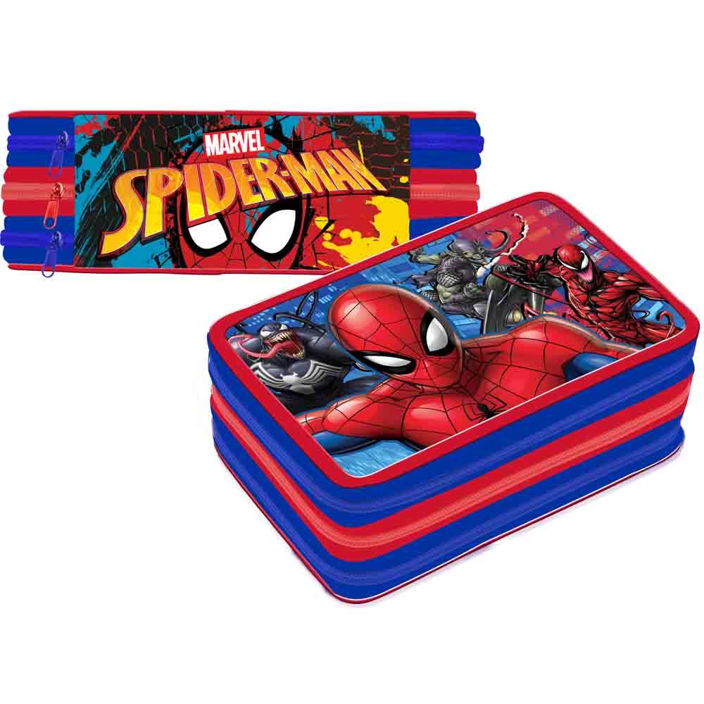 immagine-1-dimagraf-astuccio-3zip-spiderman-premium-ean-8445484364460