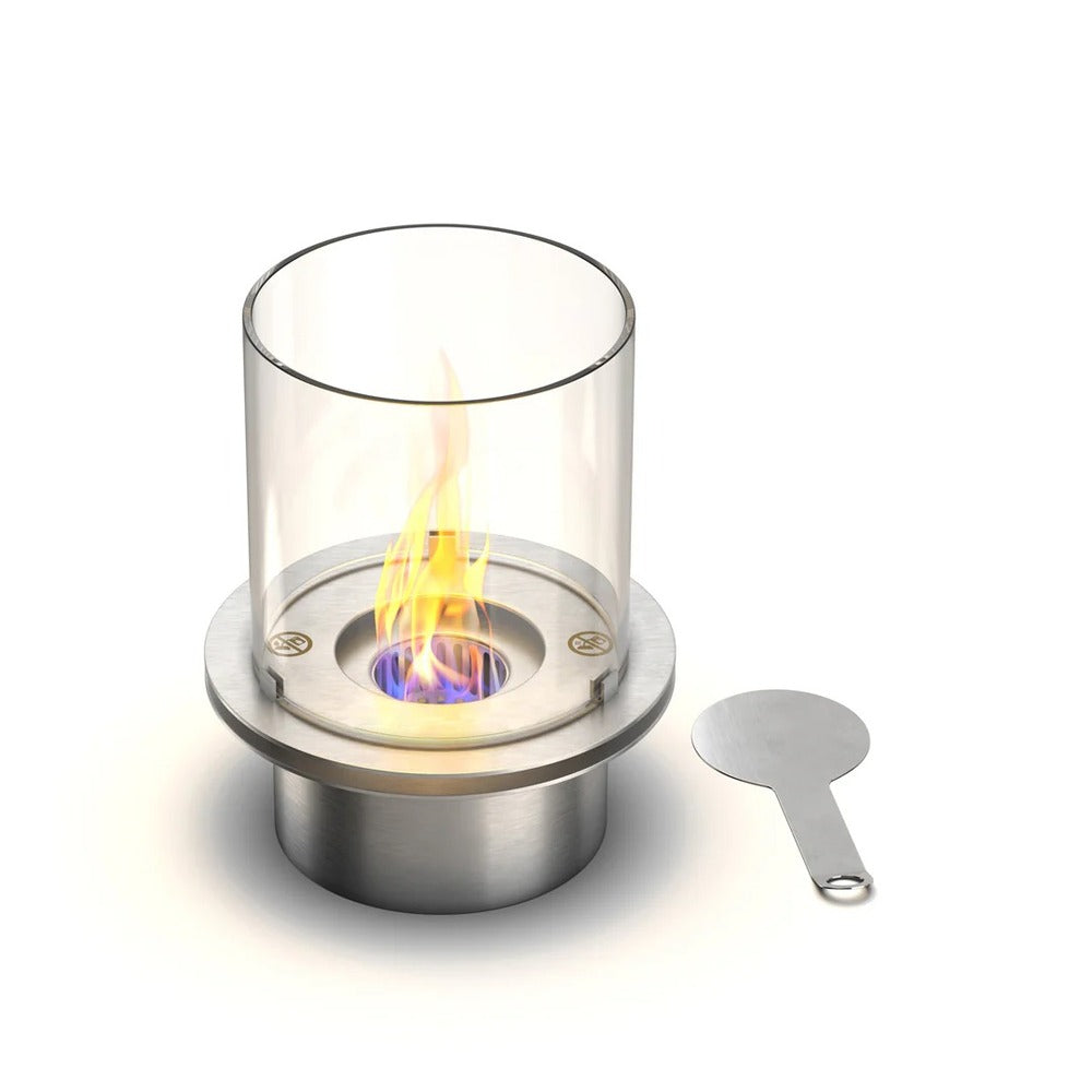 divina fire bruciatore tondo incasso 15 lt d25 inoxvetro ean 8056157805526