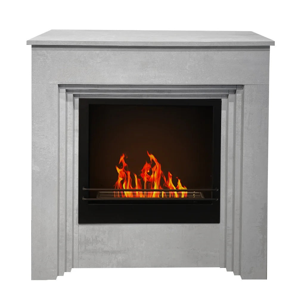 divina fire camino bioetanolo da terra bellini legno cemento ean 8056157806295