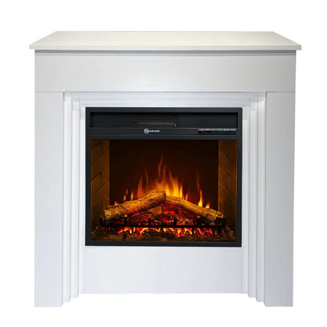 divina fire camino elettrico da terra bellini legno bianco ean 8056157809104