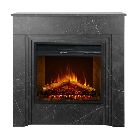 divina fire camino elettrico da terra bellini nero ean 8056157809142