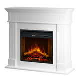 divina fire camino elettrico da terra cambridge legno bianco ean 8056157804789